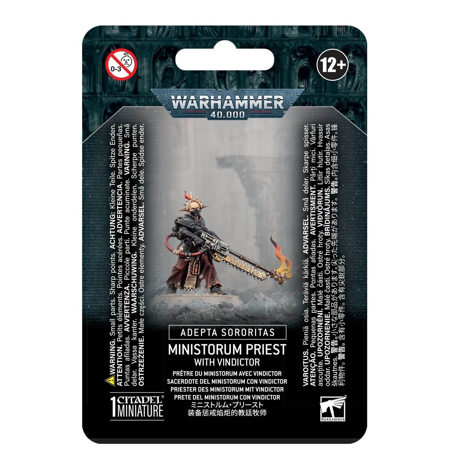 Warhammer 40K: Adepta Sororitas - Ministorum Priest with Vindictor - 