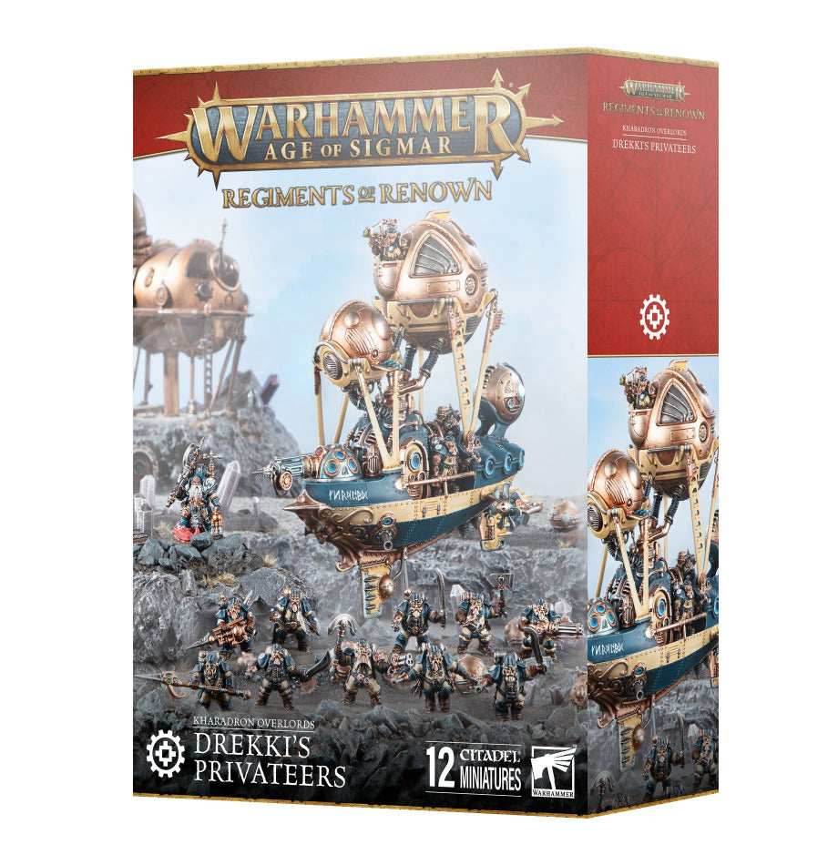 Warhammer: Kharadron Overlords Regiments of Renown - Drekki's Privateers - 