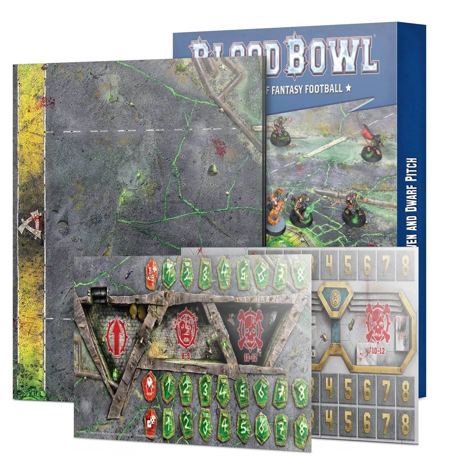 Blood Bowl: Skaven and Dwarf Pitch - 