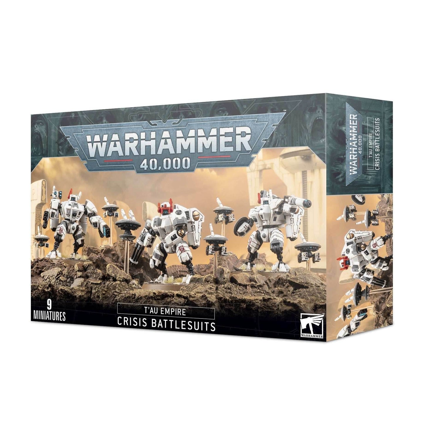 Warhammer 40K: T'au Empire - XV8 Crisis Battlesuit Team - 
