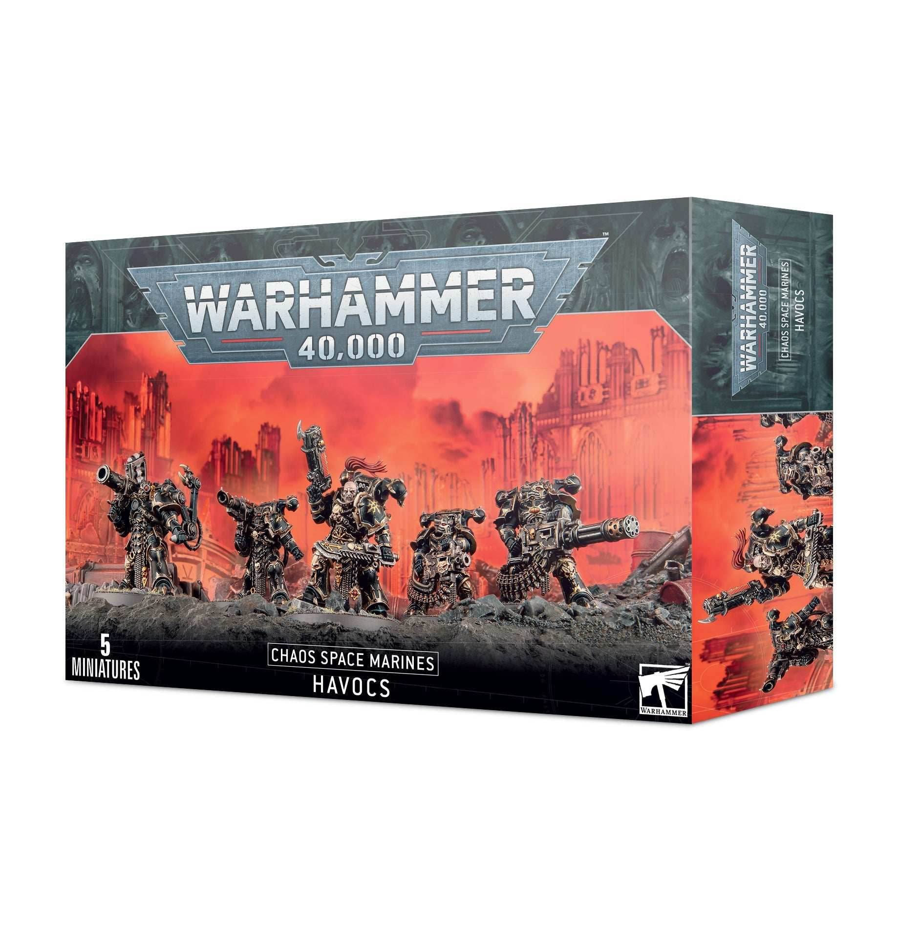 Warhammer 40K: Chaos Space Marines - Havocs - 