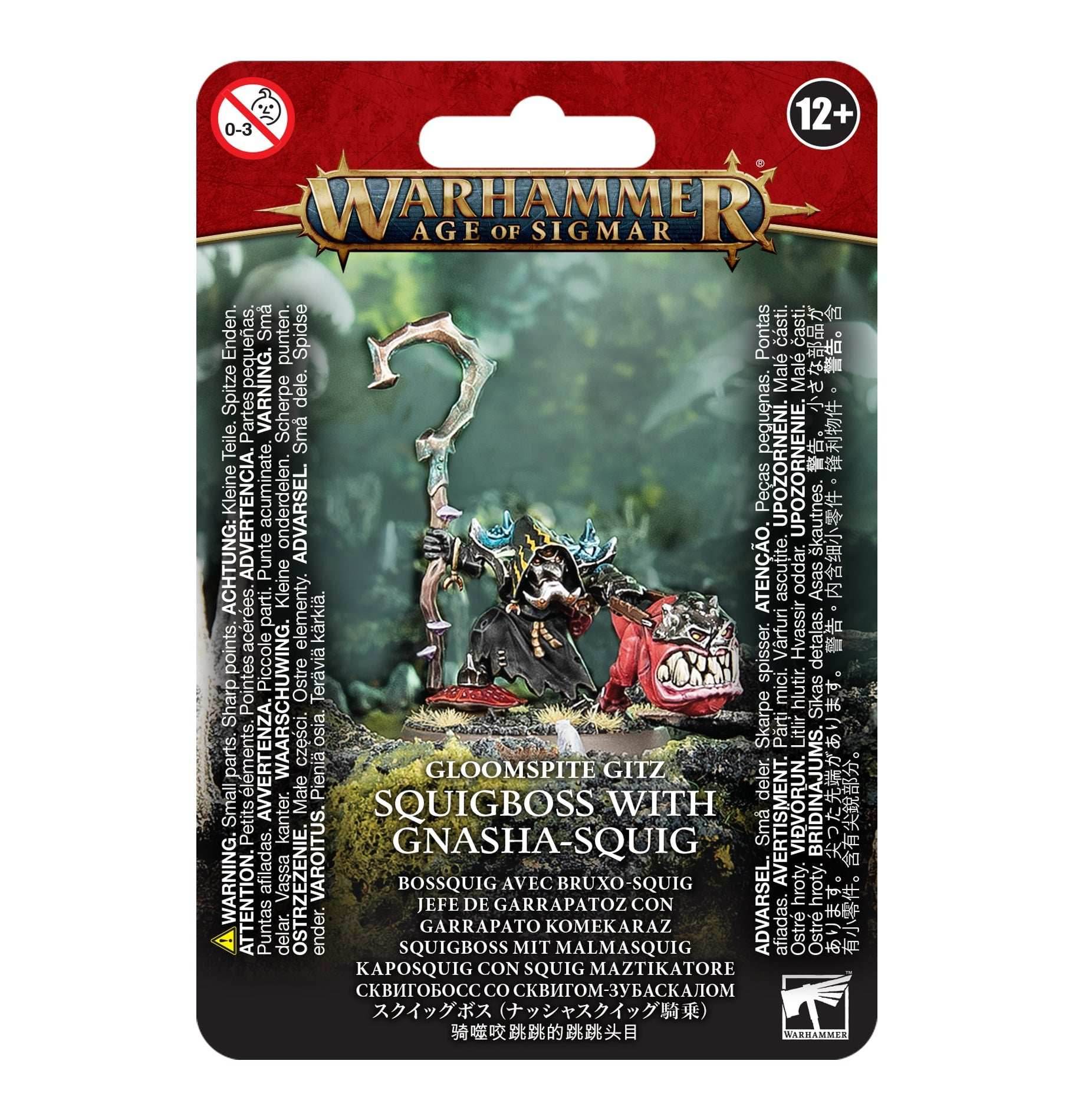 Warhammer: Gloomspite Gitz - Squigboss with Gnasha-squig - 