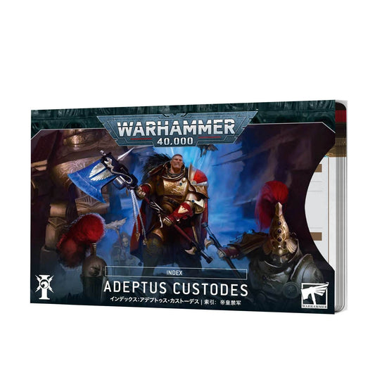 Warhammer 40K: Adeptus Custodes - Index Cards - 