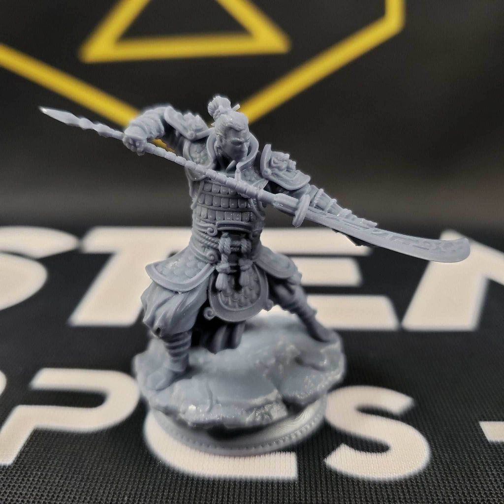 Hu Shen, Commander from the East (Male Human Fighter) - 32mm Scale