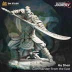 Hu Shen, Commander from the East (Male Human Fighter) - 32mm Scale