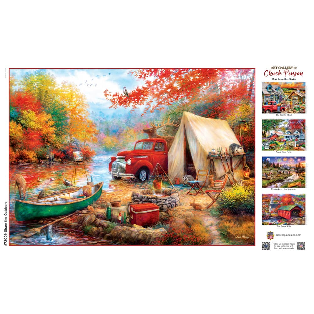 Art Gallery - Share the Outdoors 1000 Piece Jigsaw Puzzle