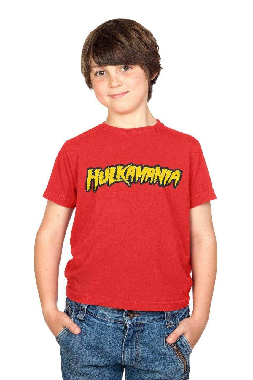Hulkamania Hulk Hogan Youth T-shirt - YS / Red