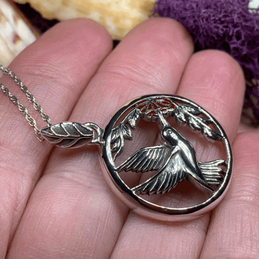 Tropical Hummingbird Necklace - 
