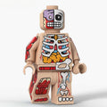 Human Body Guy Visible Anatomy Man Skin Color Lego Minifigures custom toys