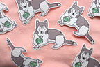 Husky D20 Dice Buddy Stickers