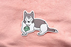Husky D20 Dice Buddy Stickers