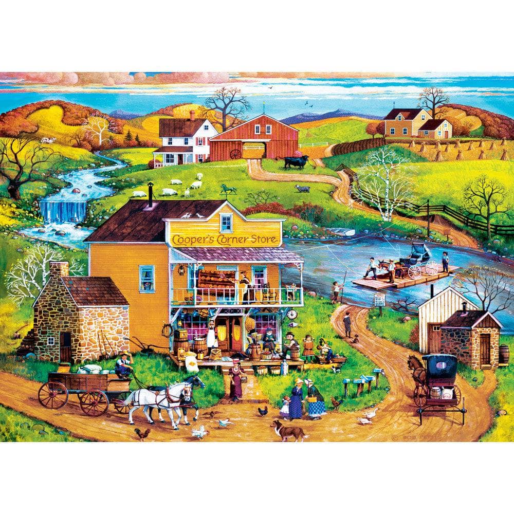 Americana - Cooper's Corner 500 Piece EZ Grip Jigsaw Puzzle