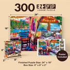 Campside - Glamping Style 300 Piece EZ Grip Jigsaw Puzzle