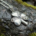 Shamrock Marcasite Necklace