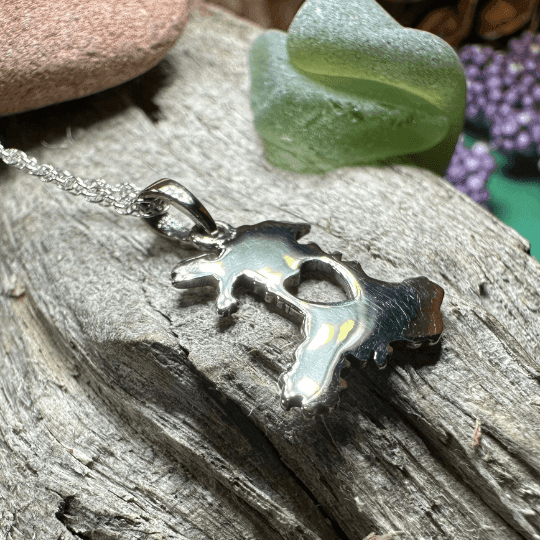 Wales Celtic Necklace - Sterling Silver