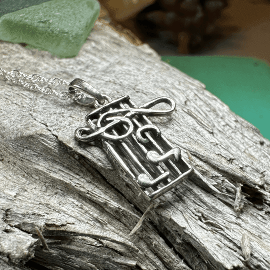 Music Notes Necklace - 