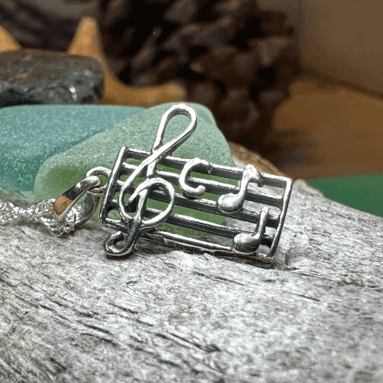 Music Notes Necklace - 