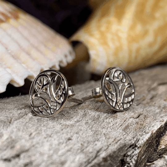 Rose Mackintosh Stud Earrings - 