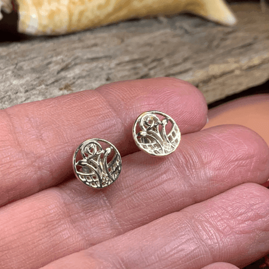 Rose Mackintosh Stud Earrings - 