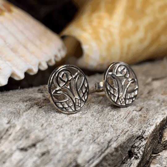 Rose Mackintosh Stud Earrings - 