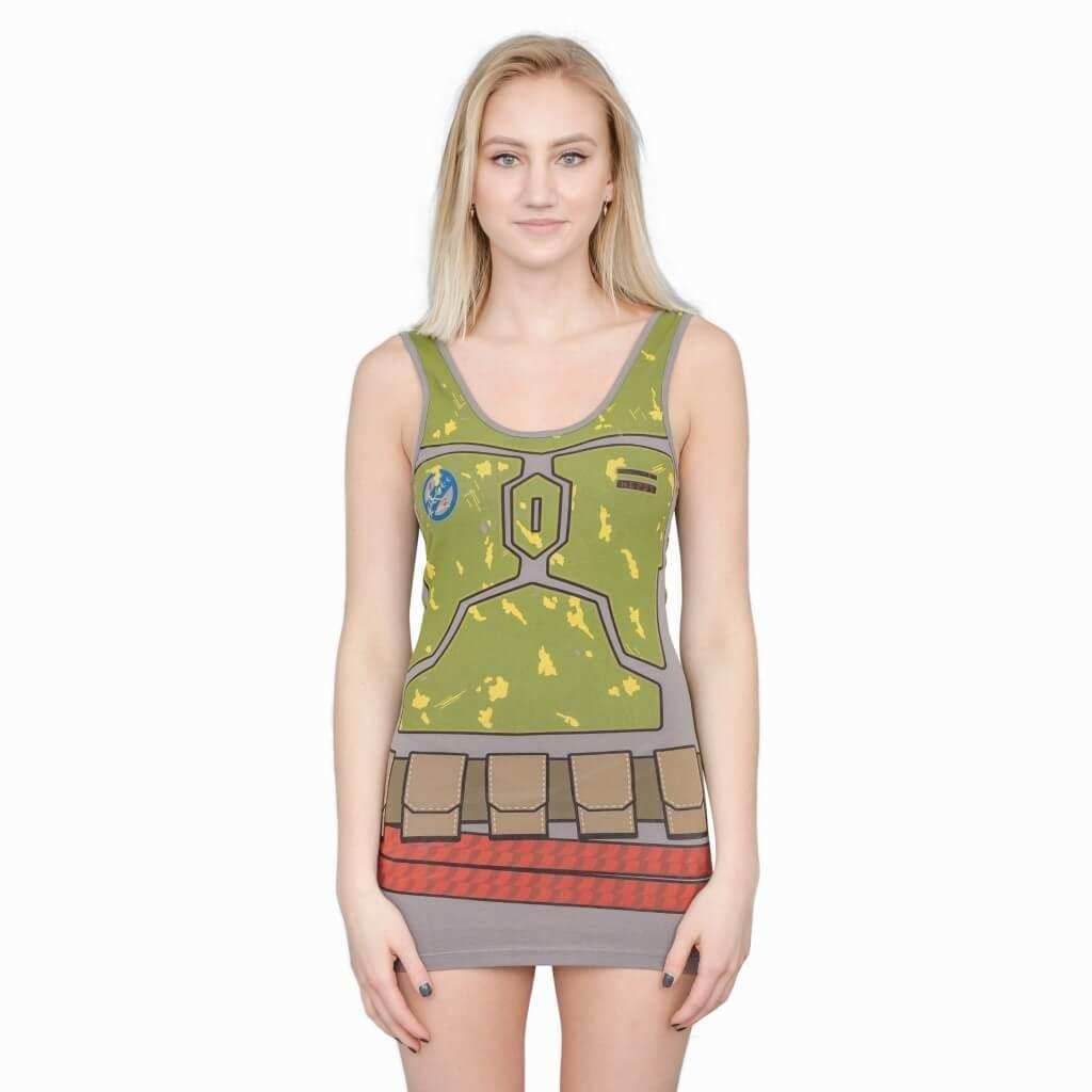 I Am Boba Fett Costume Tank Top Shirt - S