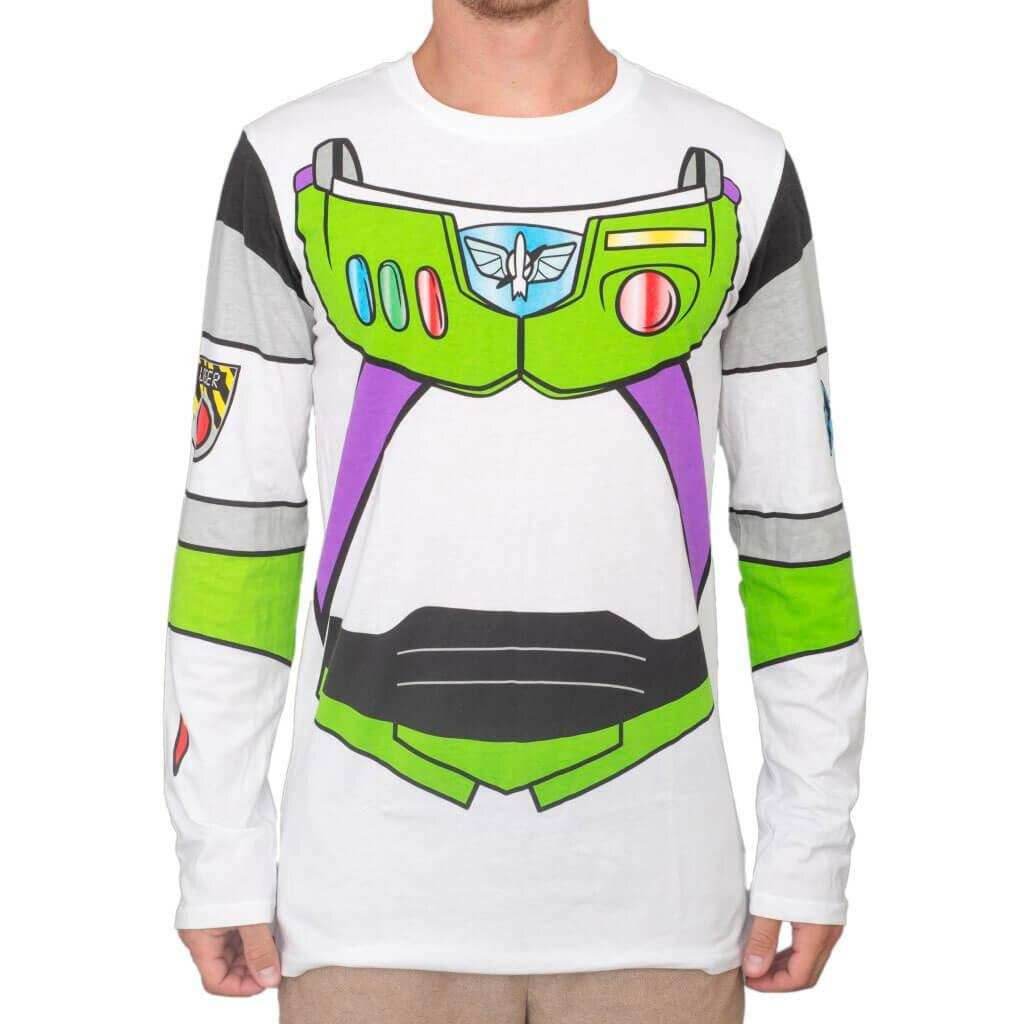 I am Buzz Lightyear Adult Long Sleeve Costume T-Shirt - XS