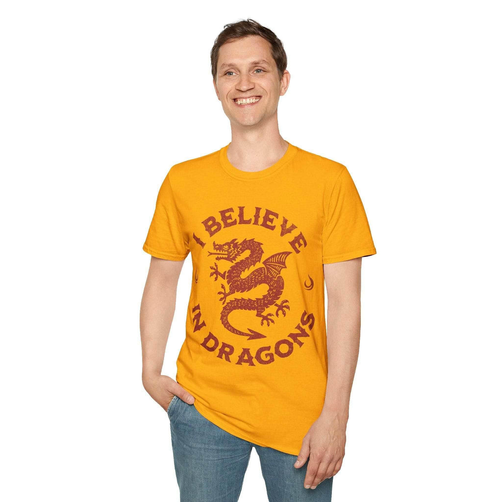 I Believe in Dragons Shirt - Natural / S