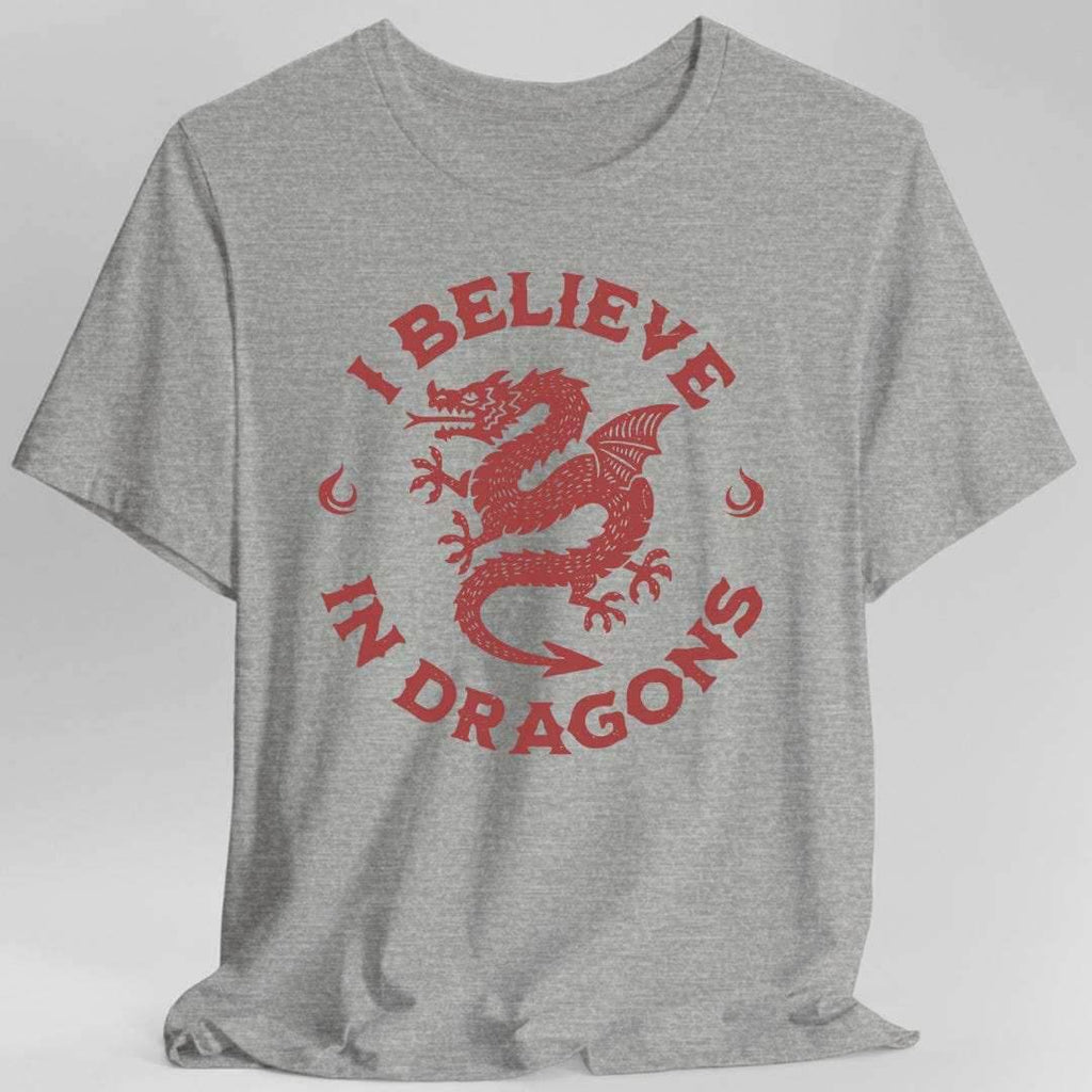 I Believe in Dragons Shirt - Sport Grey / S