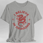 I Believe in Dragons Shirt - Sport Grey / S