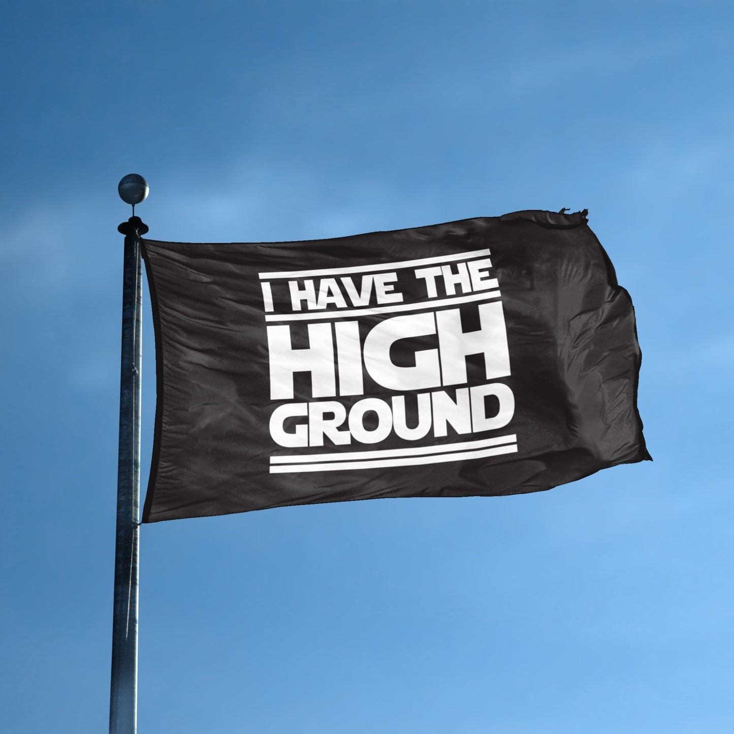 Star Wars: I Have The High Ground Flag