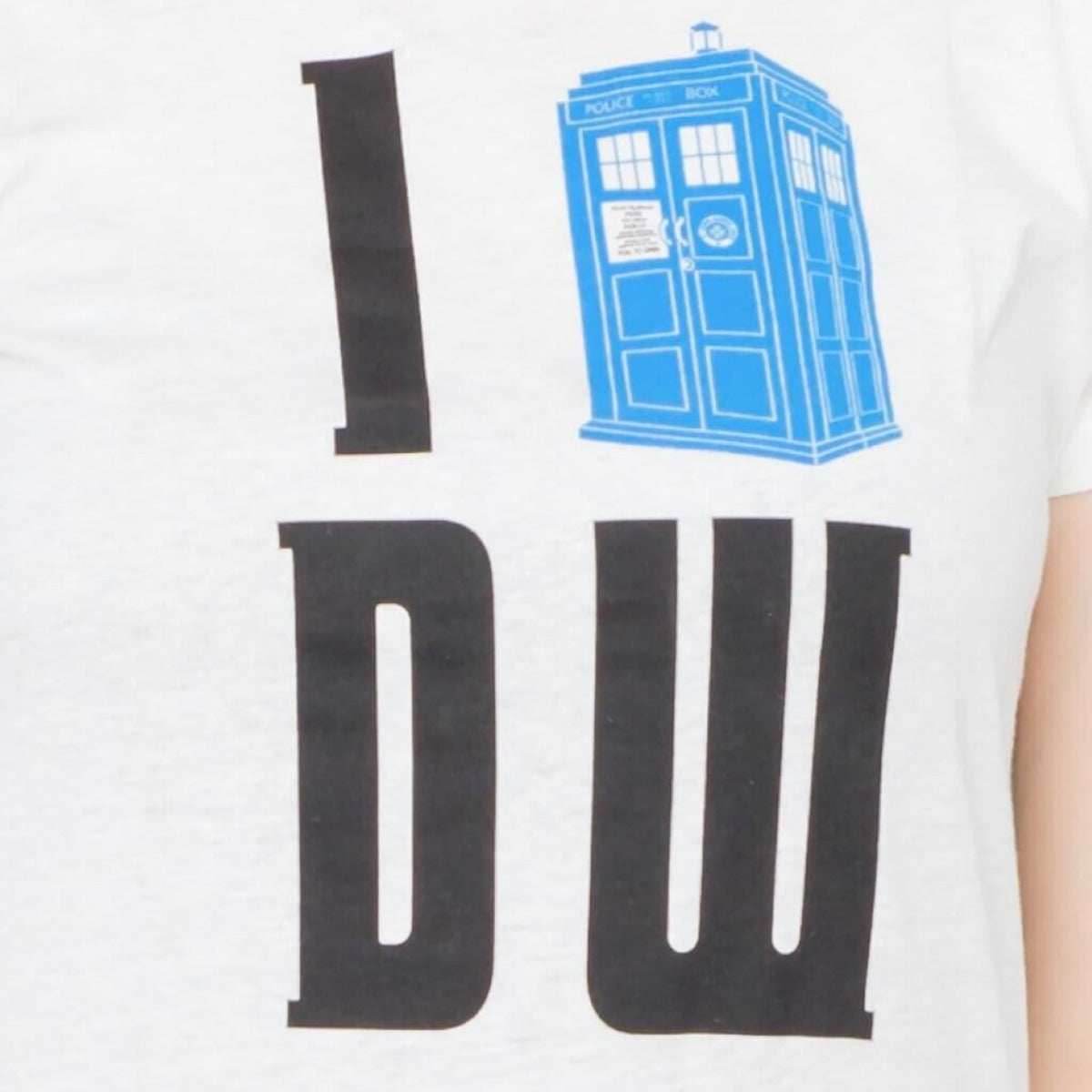 I Heart (Tardis) DW T-shirt - S