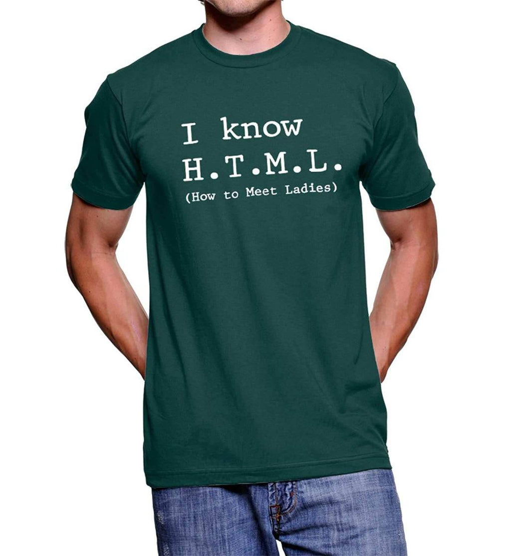 I Know HTML How to Meet Ladies T-shirt - 3X