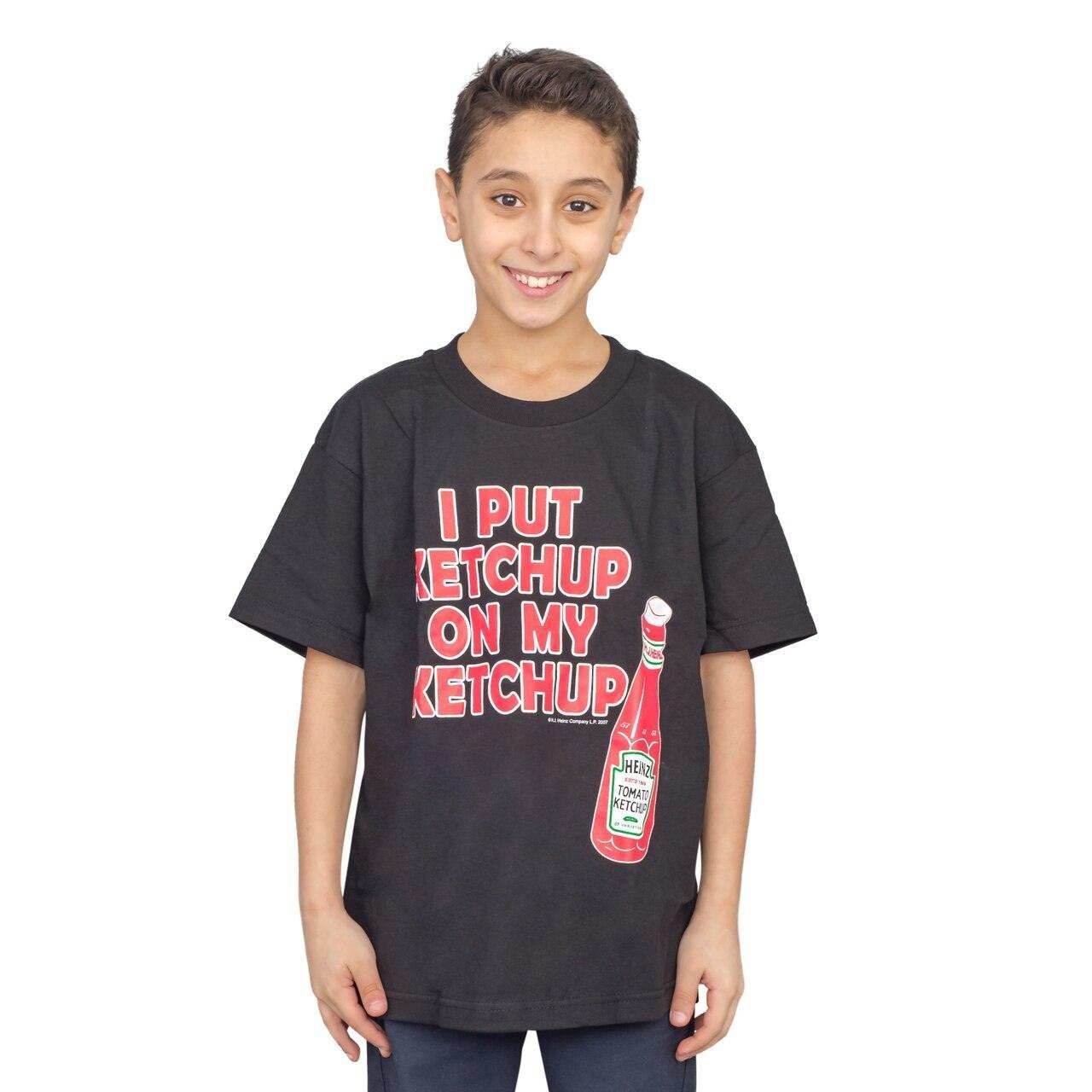 I Put Ketchup on My Ketchup Youth T-shirt - YS / Black