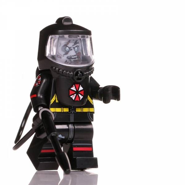 Resident Evil Hazmat Zombie Lego Minifigures Custom Horror Toys