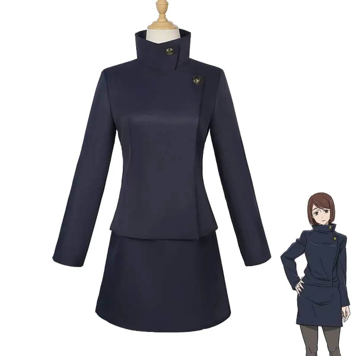 Ieiri Shoko Cosplay Outfit – Jujutsu Kaisen School Uniform Set - S / Costume Only