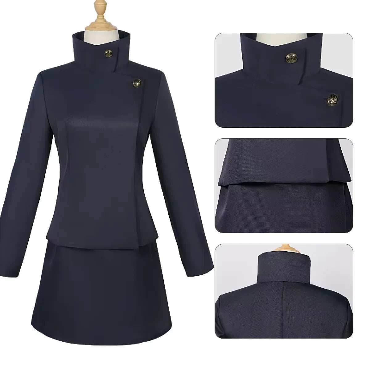 Ieiri Shoko Cosplay Outfit – Jujutsu Kaisen School Uniform Set - S / Costume Only