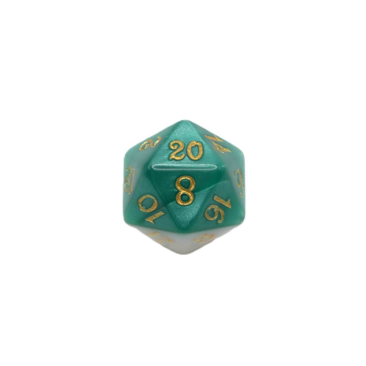 Two-Faced Iguana - 7 Piece DnD Dice Set | Acrylic RPG Gaming Dice - 