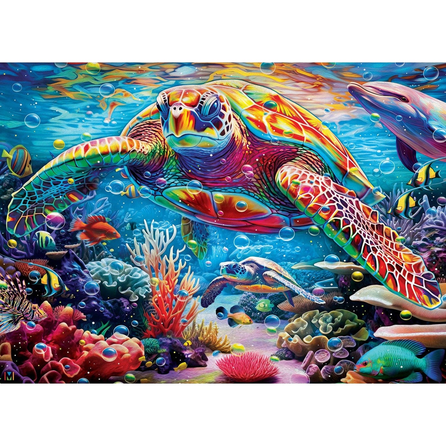 Colorize - Coral Kingdom 1000 Piece Jigsaw Puzzle