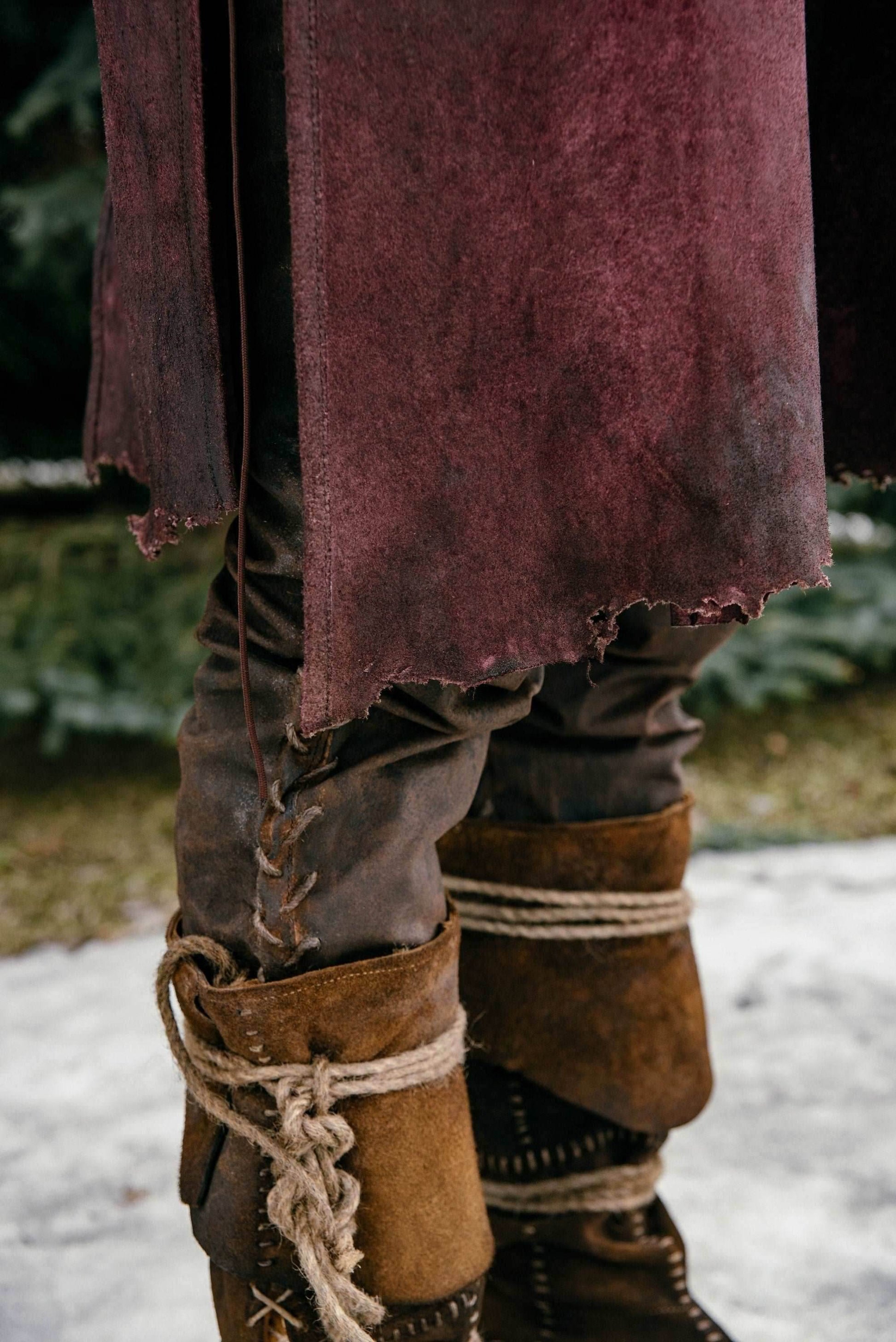 Aragorn leather vest (Lord of the Rings) - XS