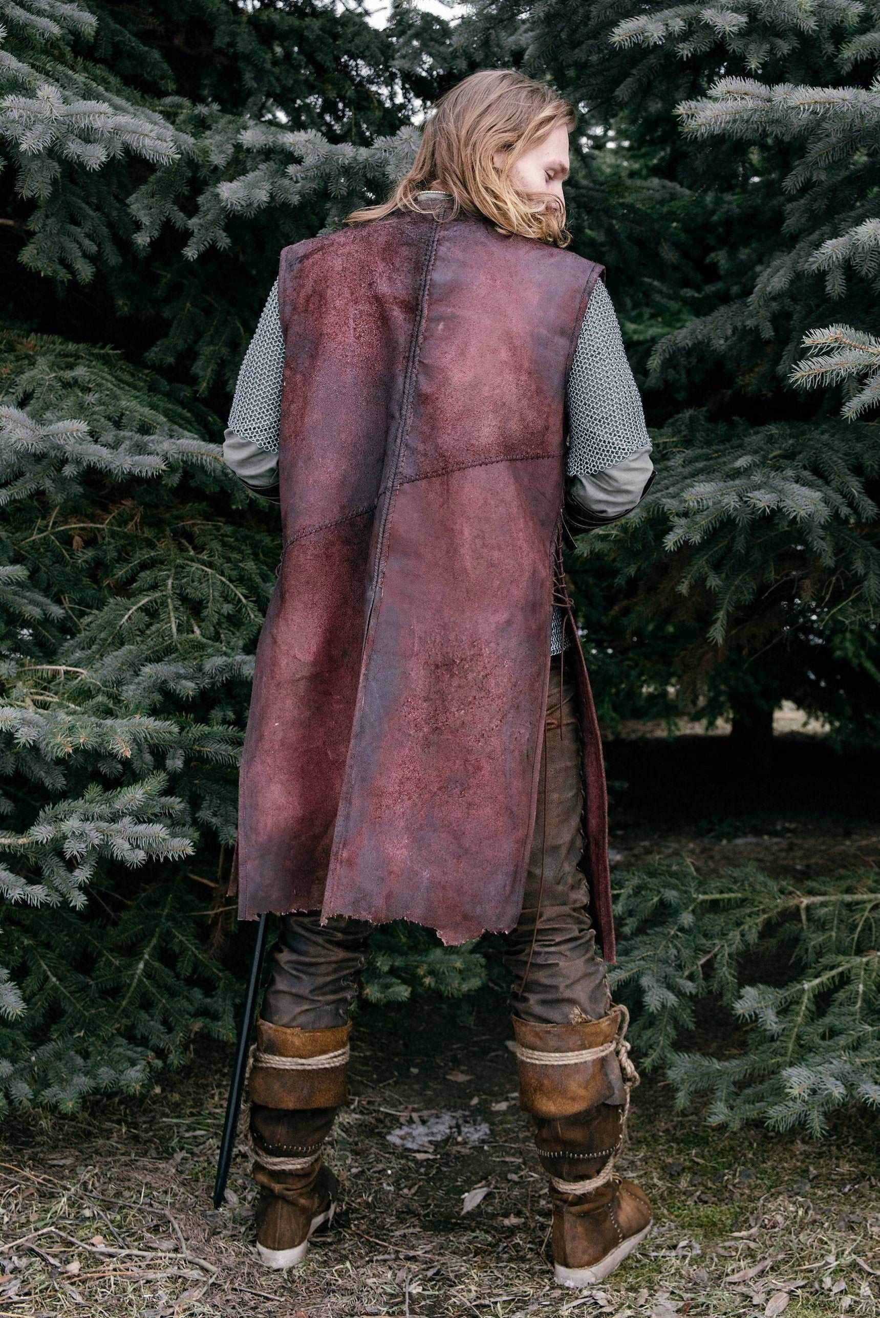 Aragorn leather vest (Lord of the Rings) - XS