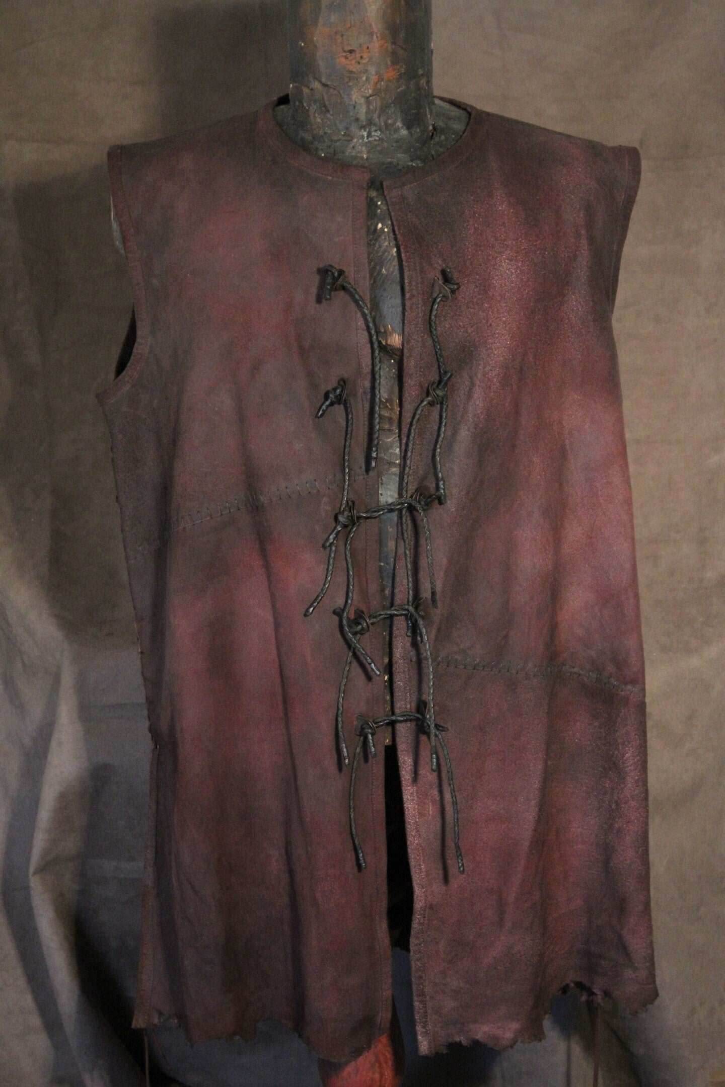 Aragorn leather vest (Lord of the Rings) - XS