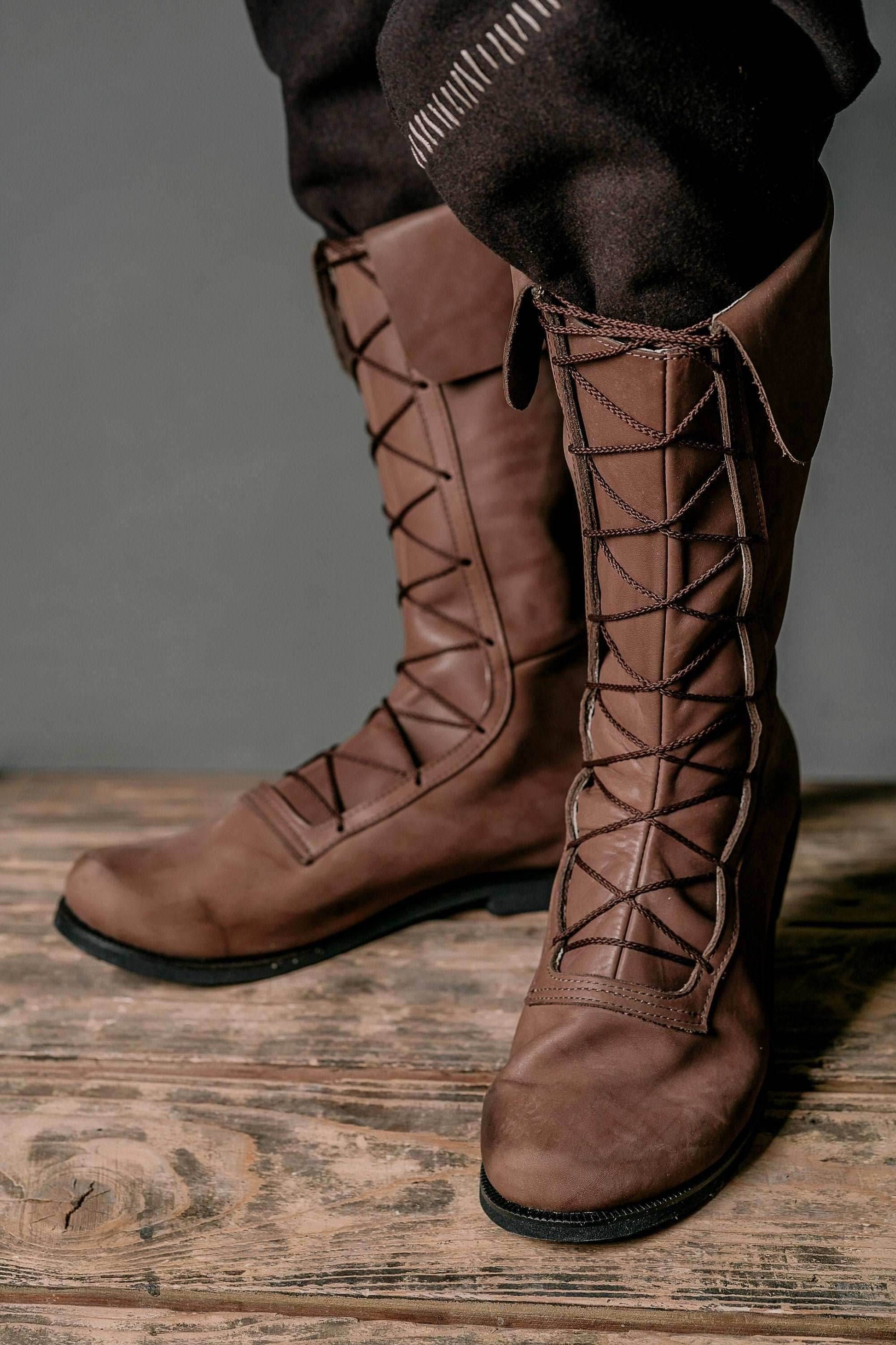 Captain Flint high boots - Brown / 5