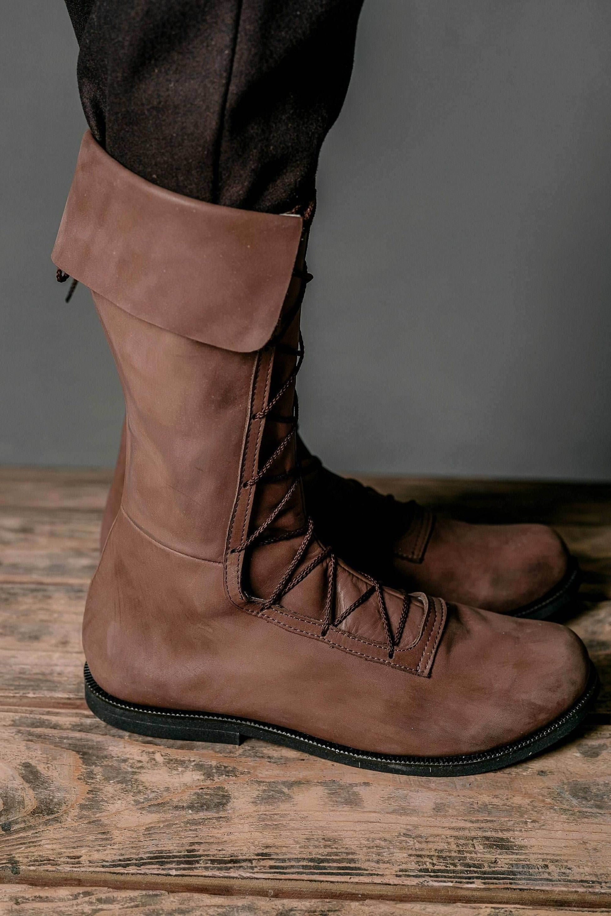 Captain Flint high boots - Brown / 5