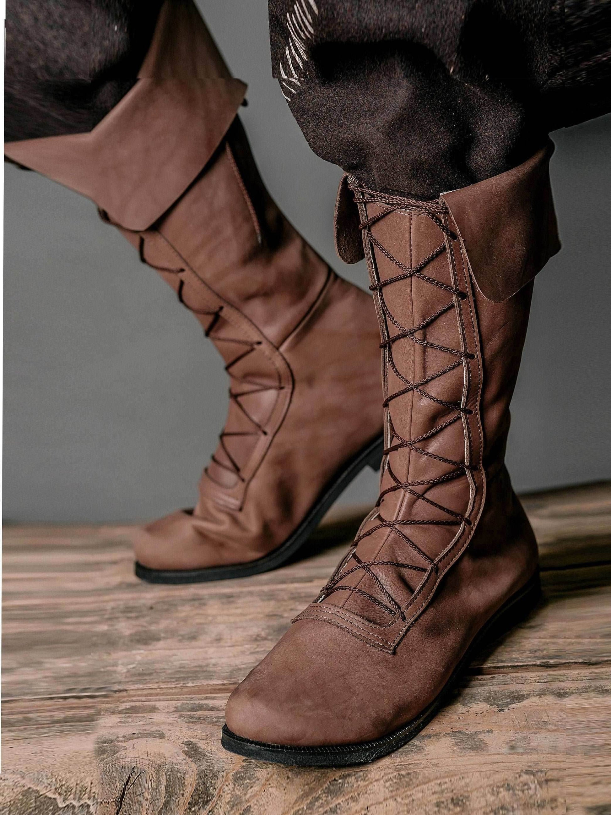 Captain Flint high boots - Brown / 5