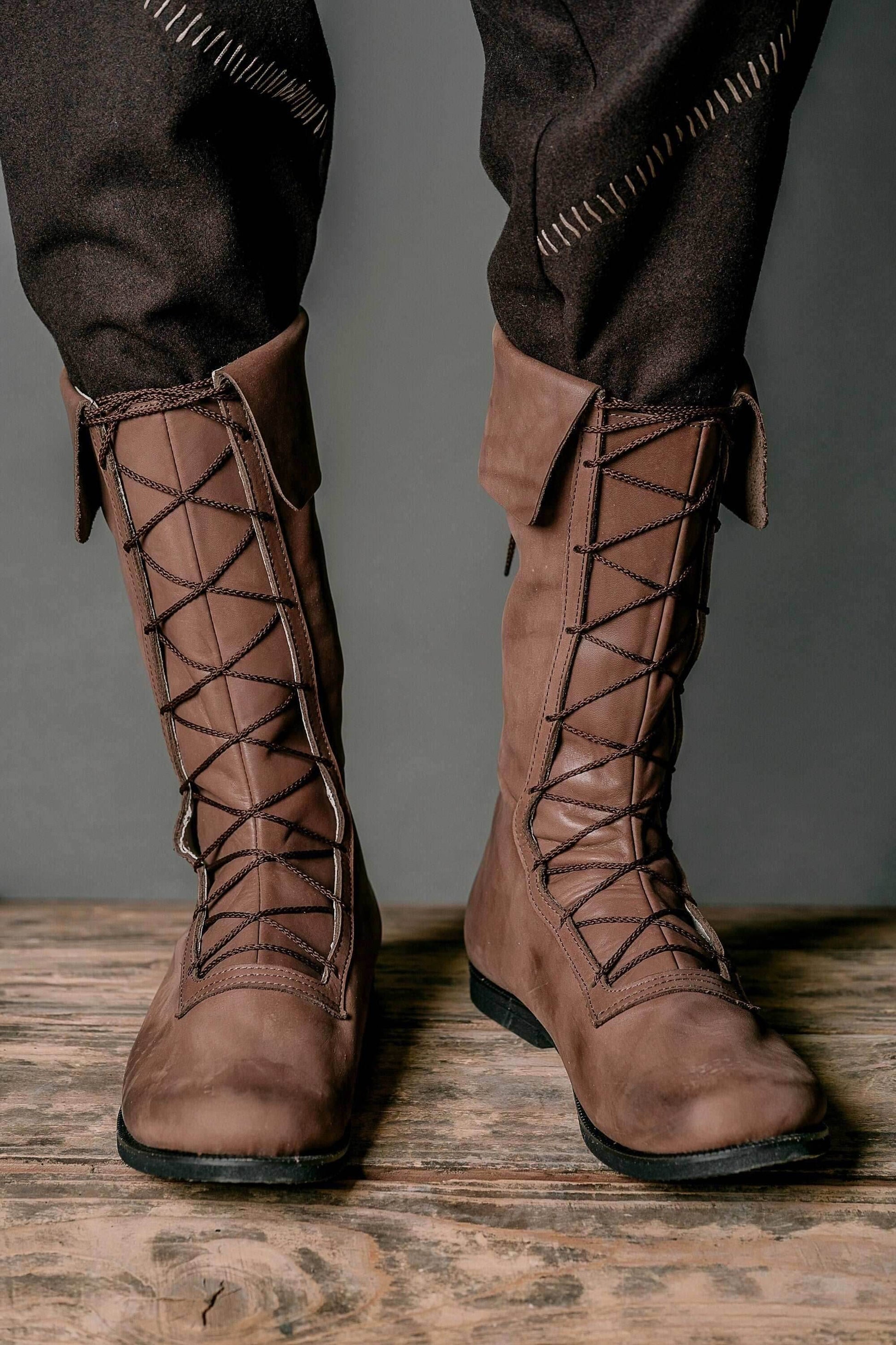 Captain Flint high boots - Brown / 5