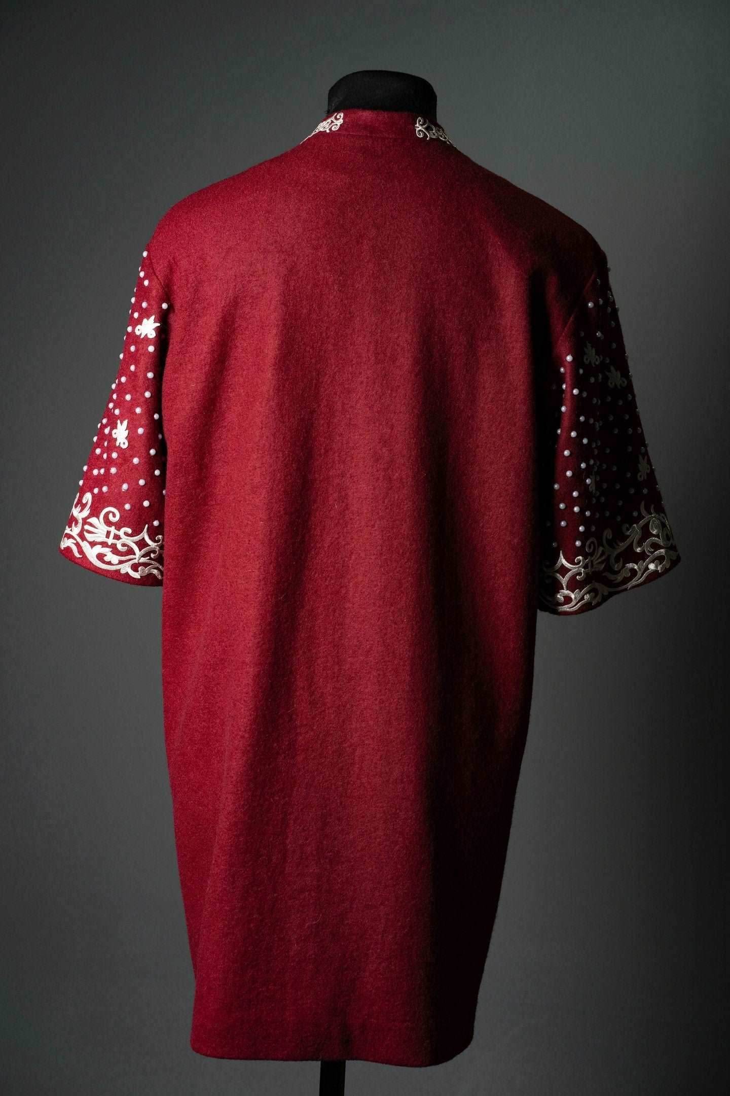 Boromir red wool tunic (Lord of the Rings) - S