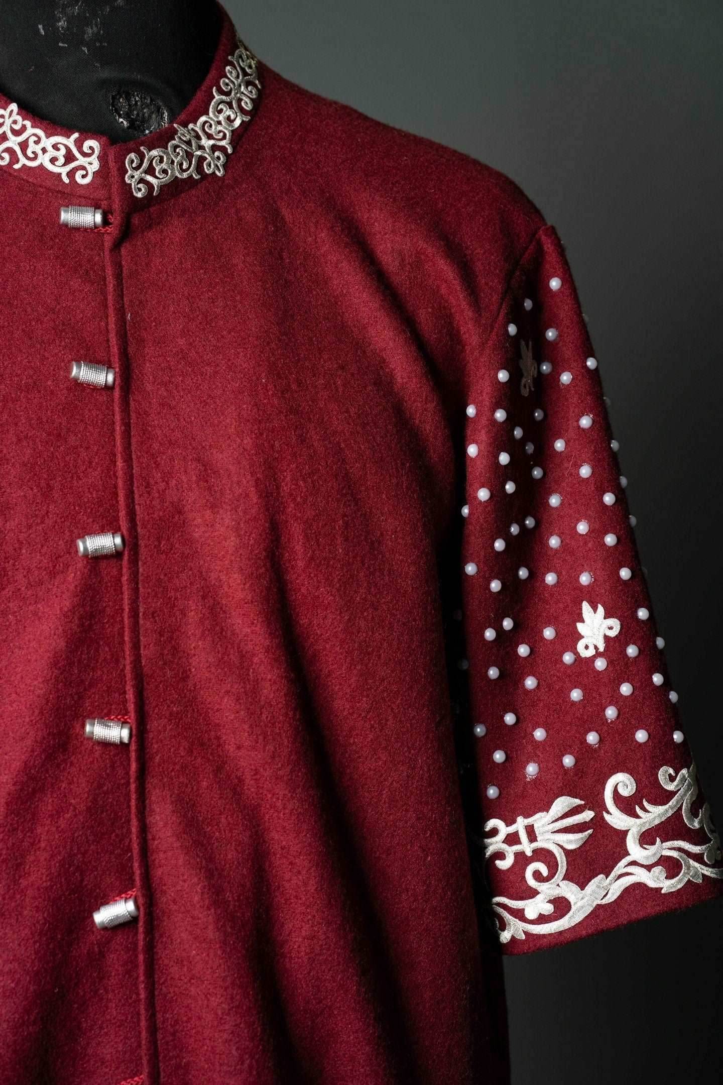 Boromir red wool tunic (Lord of the Rings) - S