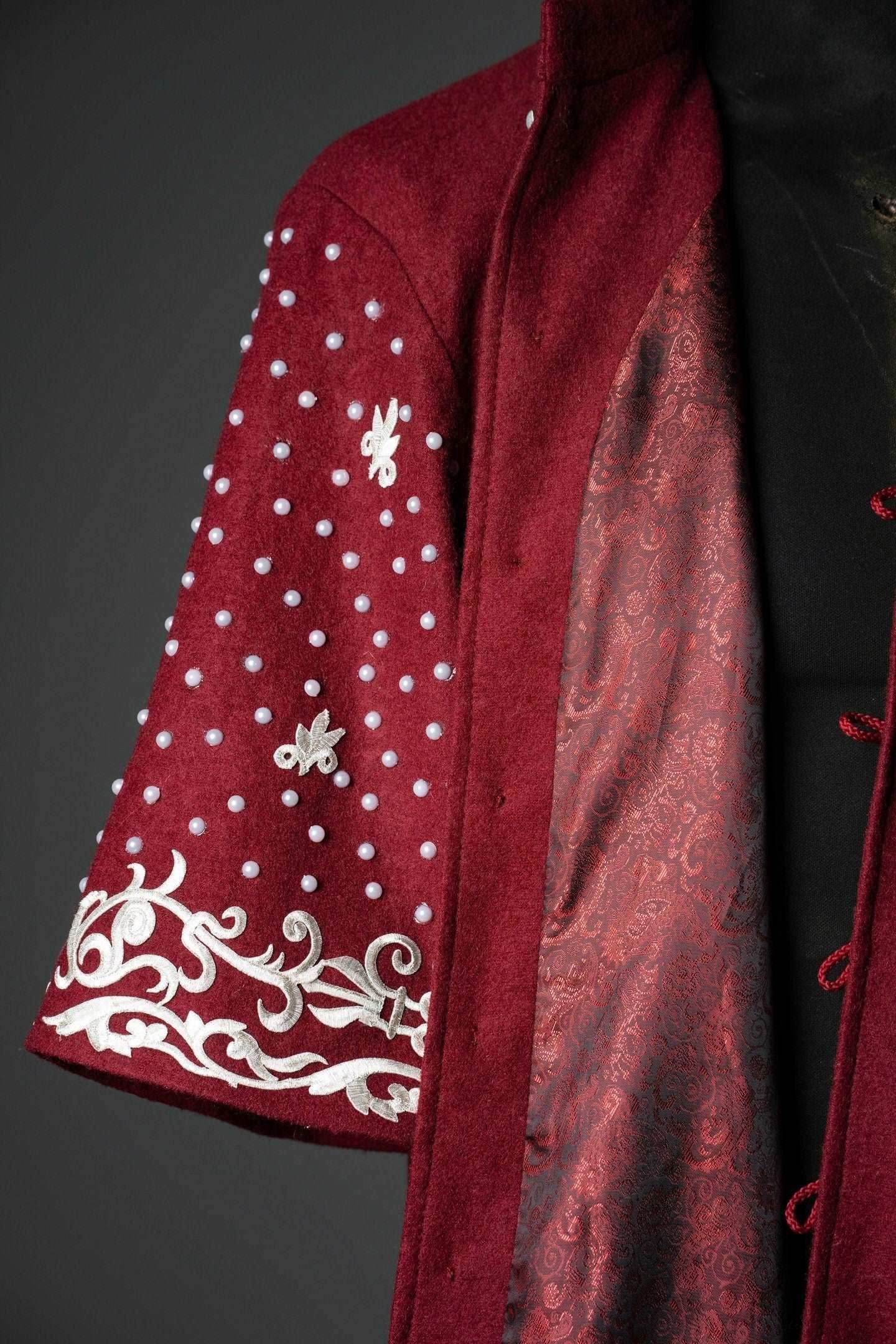 Boromir red wool tunic (Lord of the Rings) - S