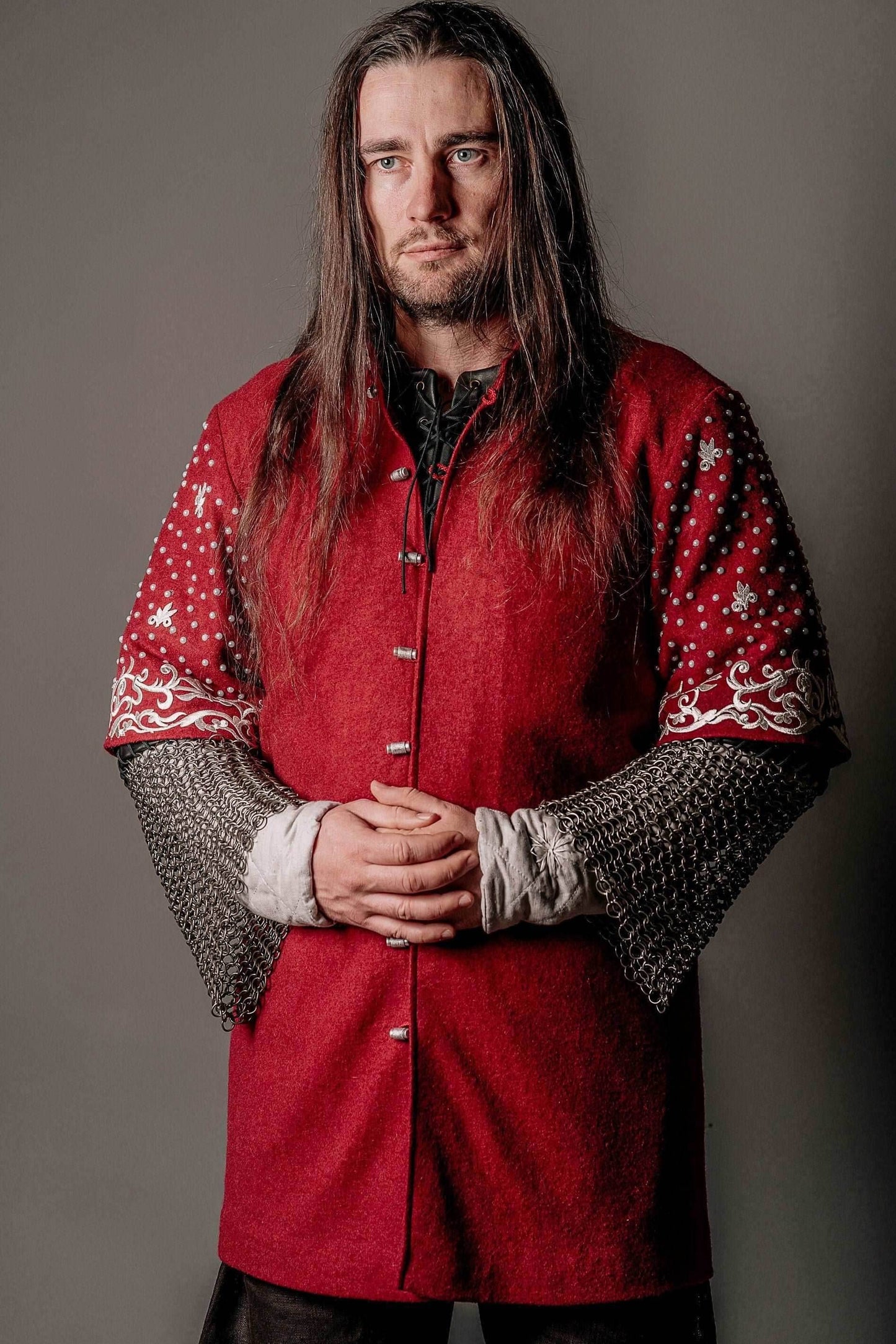 Boromir red wool tunic (Lord of the Rings) - S