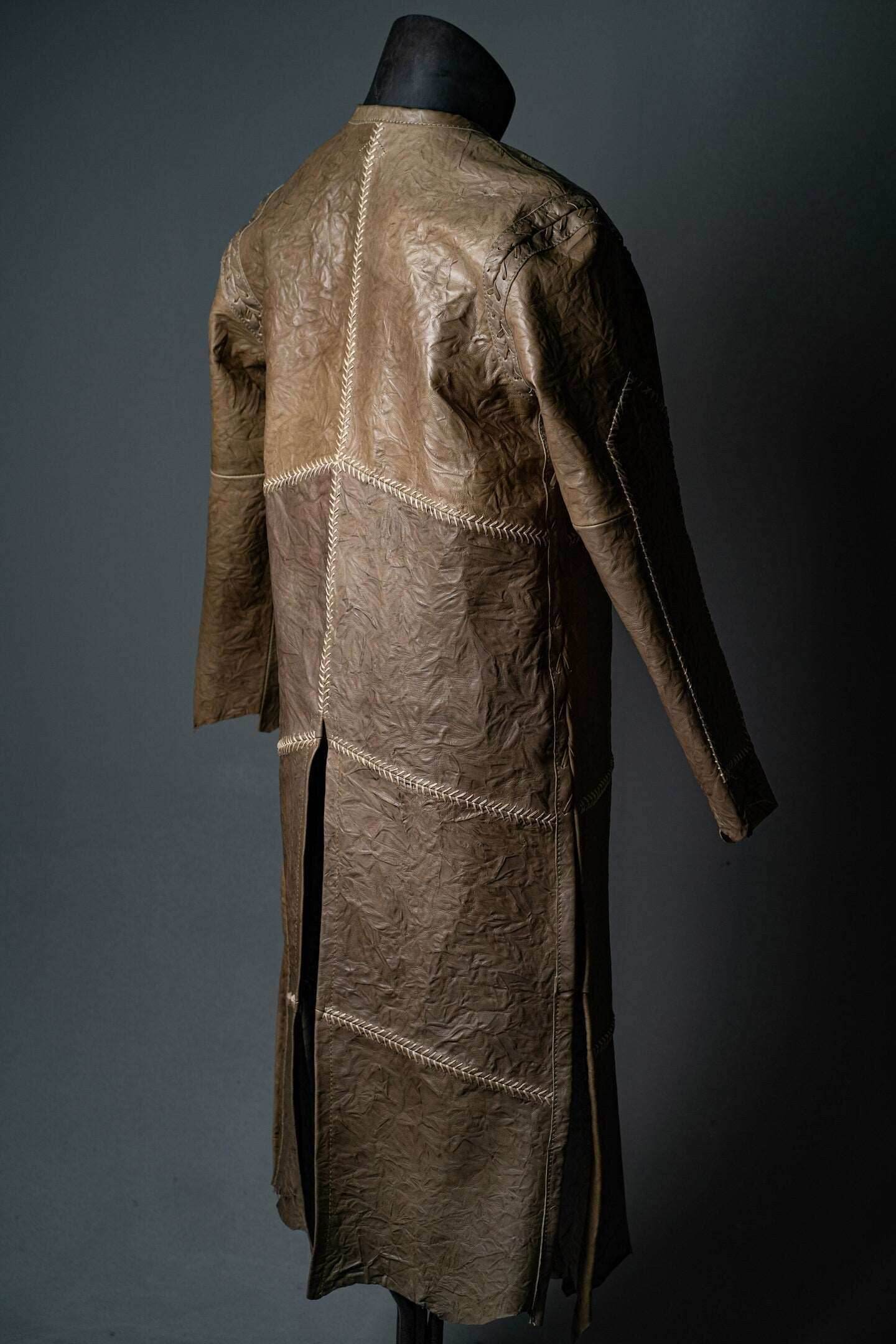 Aragorn duster strider (leather jacket) - XS / Green